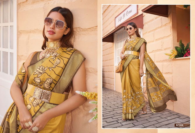 Verna Silk By Vipul Silk Casual Wear Saree Orders In India